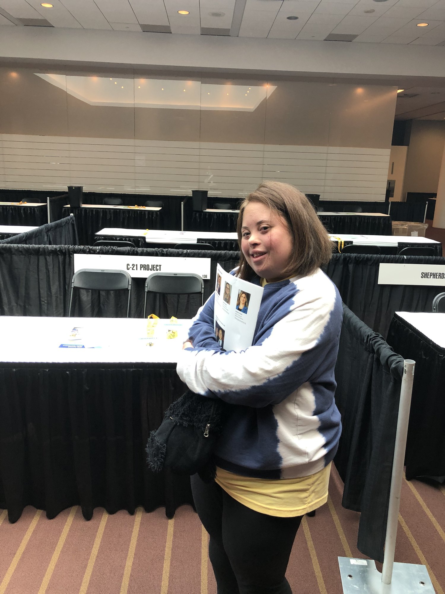 Keaunna does her first ever vendor event at the National Down Syndrome Society Adult Summi